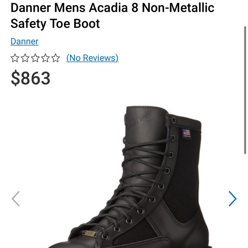 Danger Arcadia size 14 tactical boots men black